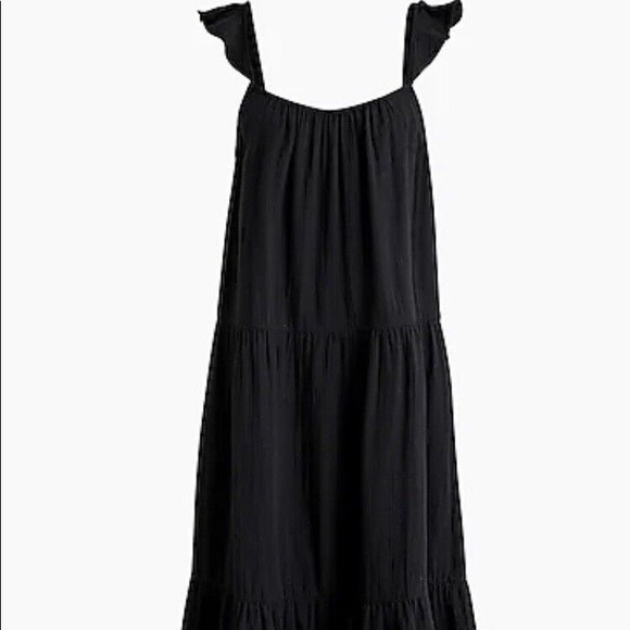 J. Crew NWT Boho Tiered Gauze Maxi Dress - Picture 3 of 13